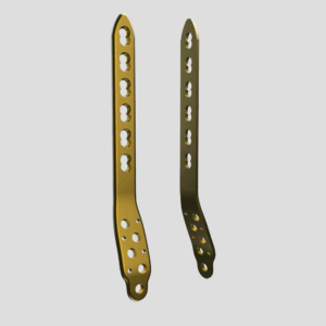 PLACA ANATOMICA TIBIA DISTAL MEDIAL 3.5 EN ACERO Y EN TITANIO