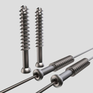 TORNILLO Ø7 ESPONJOSO CANULADO ROSCA PARCIAL