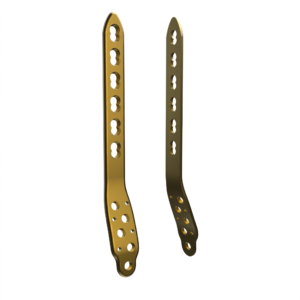 PLACA ANATOMICA TIBIA DISTAL MEDIAL 3.5 EN ACERO Y EN TITANIO