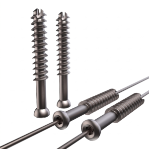 TORNILLO Ø7 ESPONJOSO CANULADO ROSCA PARCIAL